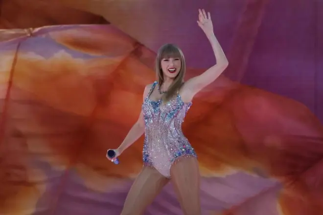 Taylor Swit en el concierto del Bernabeu